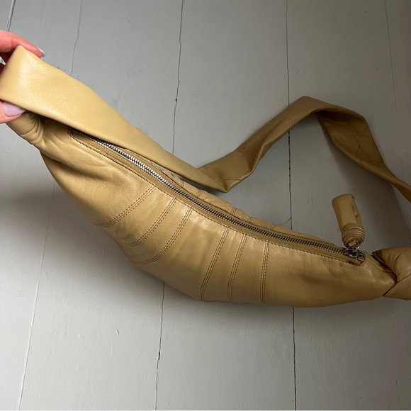 Lemaire croissant tan butter yellow bag - Picture 4 of 8